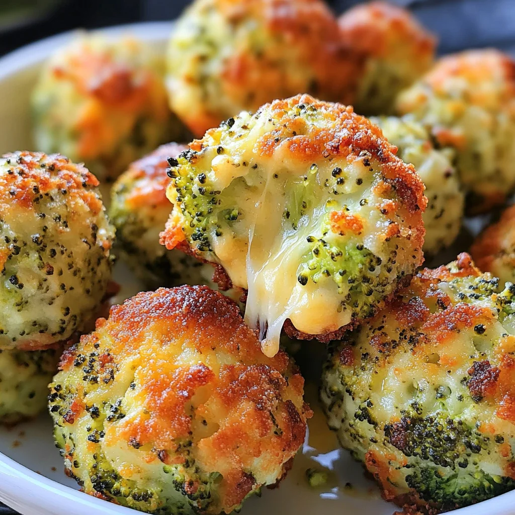 Baked Broccoli Cheese Balls
