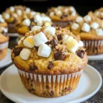 Banana S’mores Muffins