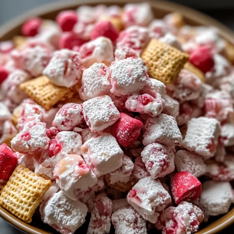 Cherry Cheesecake Puppy Chow