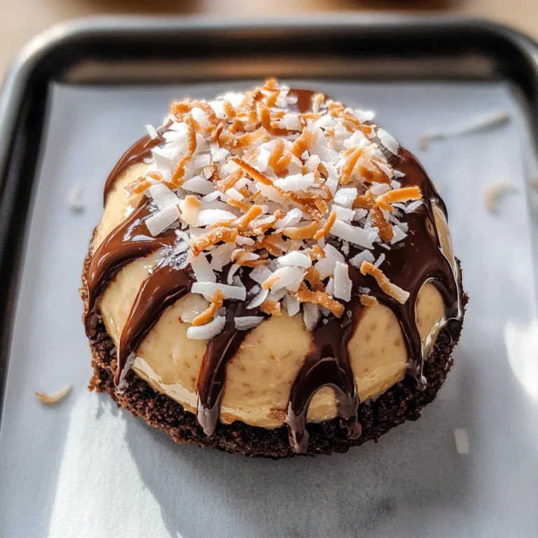 Coconut Dome with Chocolate Spread