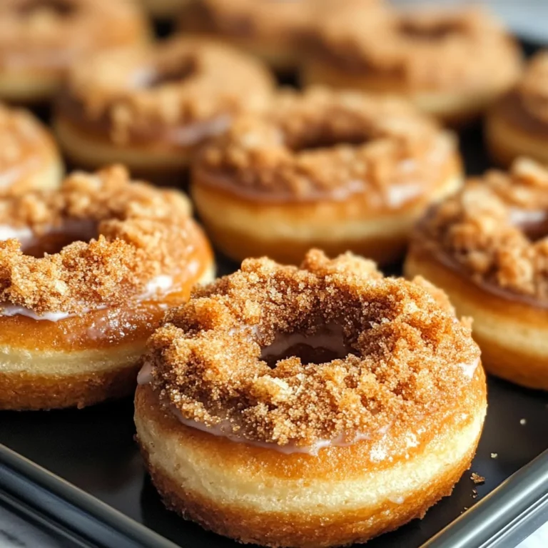 Coffee Cake Donuts