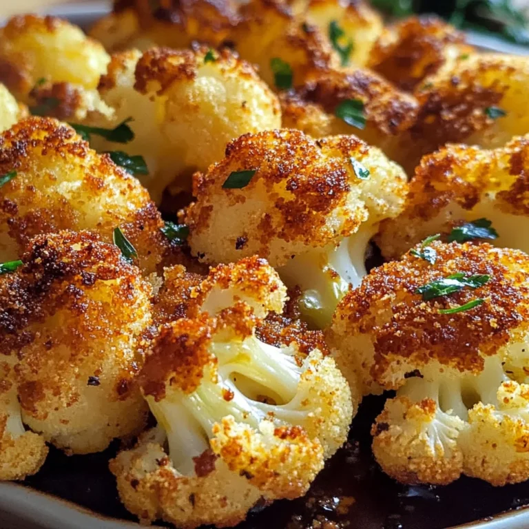 Crispy Roasted Cauliflower