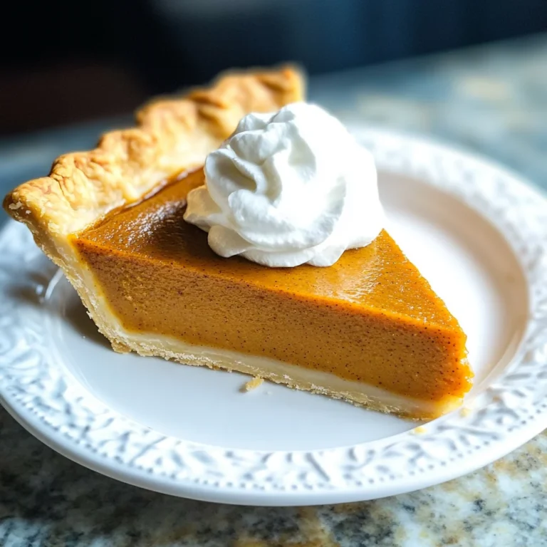 Easy Pumpkin Pie