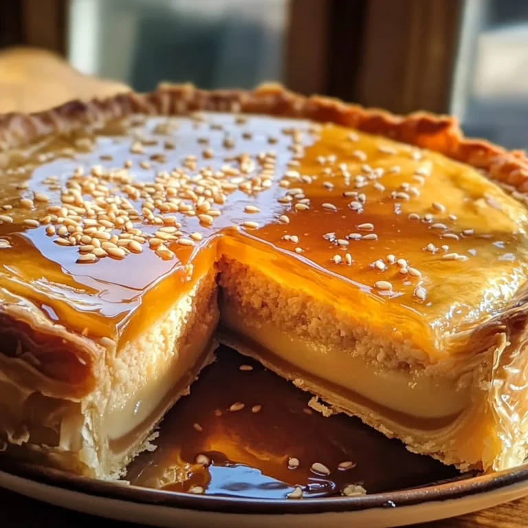 Golden Greek Honey Pie (Melopita)