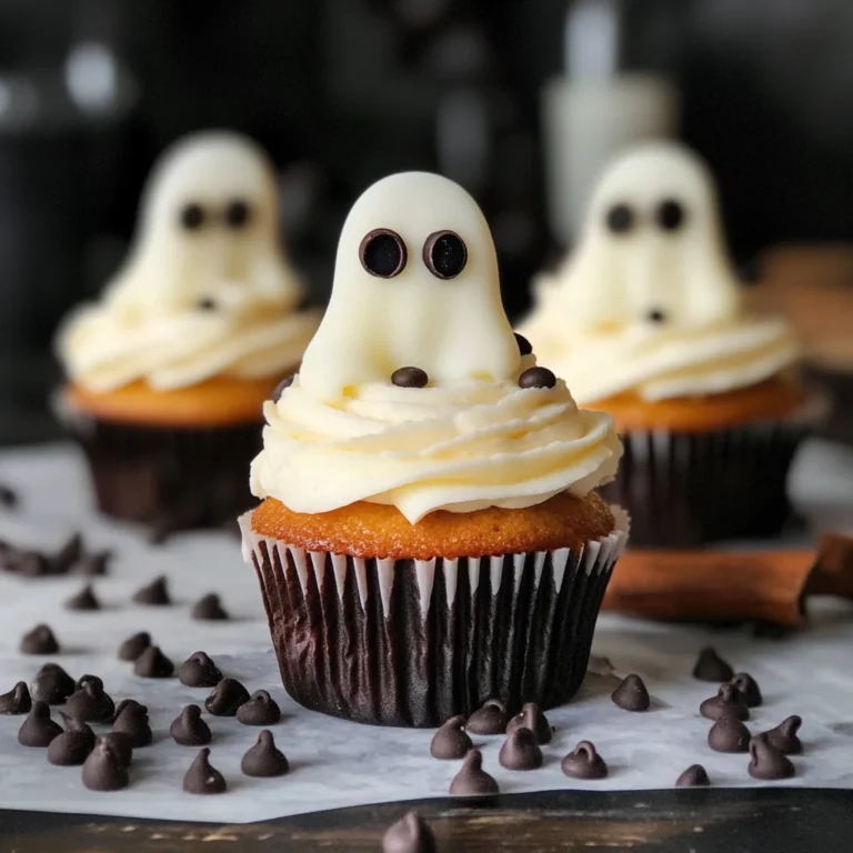 Halloween Cupcakes: Ghost Cupcakes