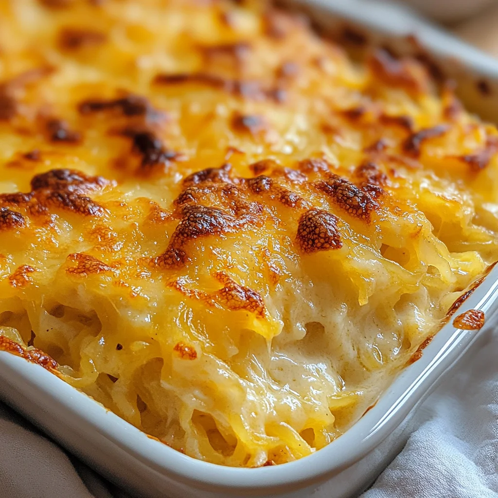 Healthy Spaghetti Squash Au Gratin