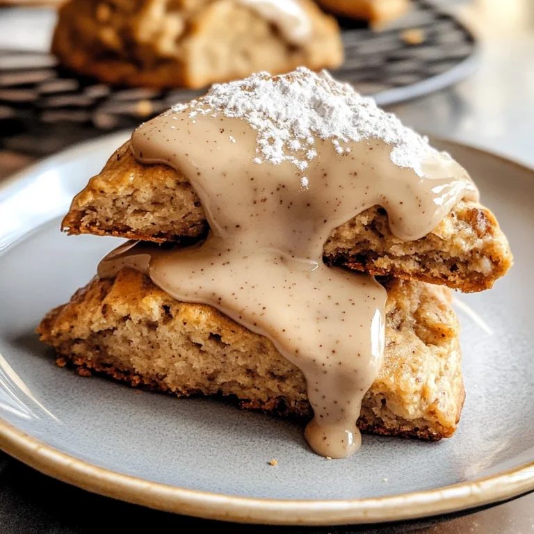 Homemade Chai Scones with Maple Chai Glaze