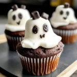 Marshmallow Ghost Cupcakes