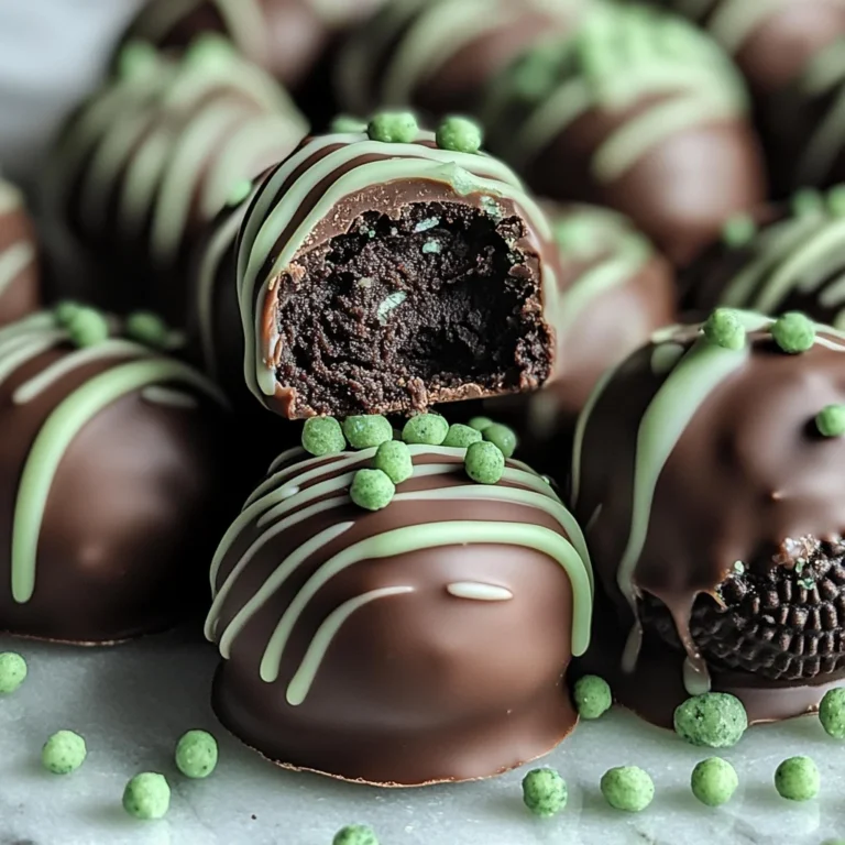 Mint Oreo Truffles