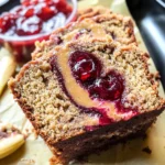 Peanut Butter & Jelly Banana Bread Recipe