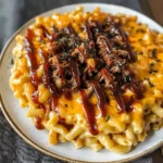 Pulled beef Mac and Cheese