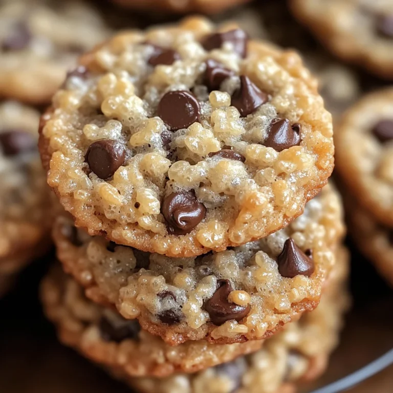 Rice Krispie Chocolate Chip Cookies