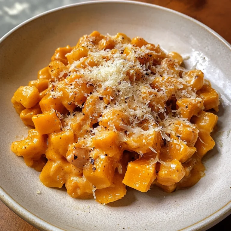 Roasted Pumpkin and Garlic Pasta