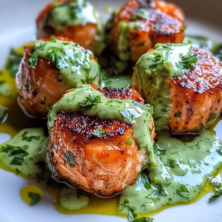 Salmon Balls with Creamy Avocado Sauce: Healthy Dinner Ideas