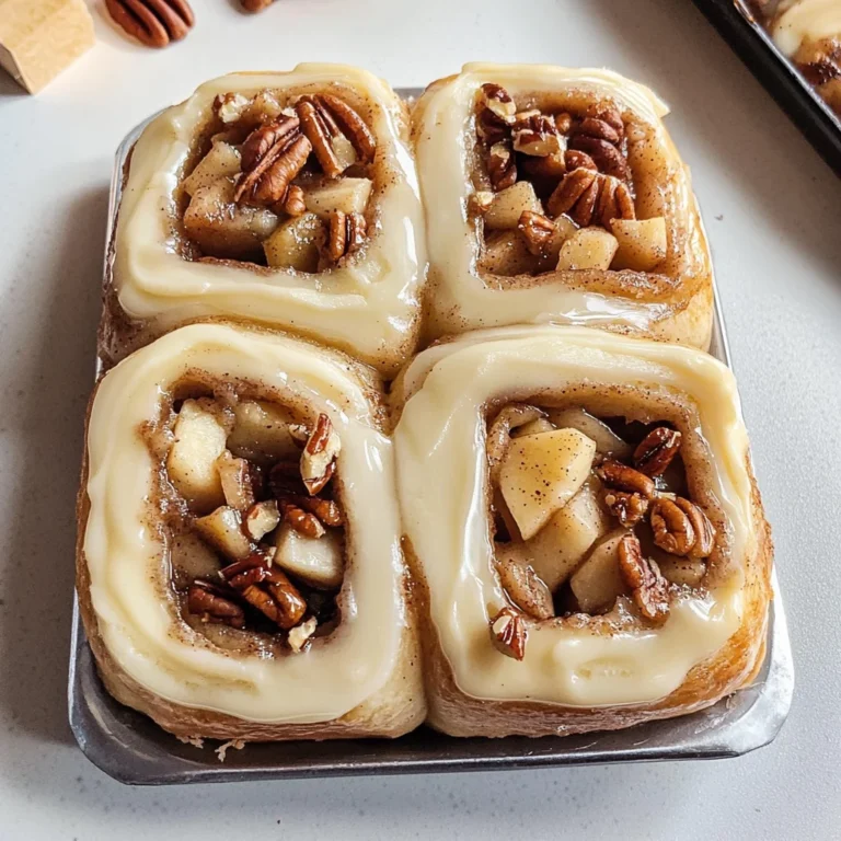 Soft-Baked Apple Cinnamon Rolls