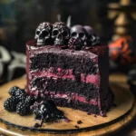 Spooky Black Velvet Halloween Cake