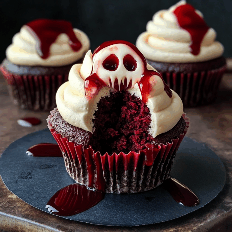 Vampire Bite Halloween Cupcakes: A Spooky Delight with a Deliciously Sinister Twist