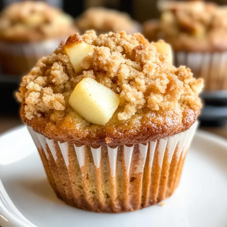 Apple Crumble Muffins