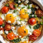 Baked Feta Eggs