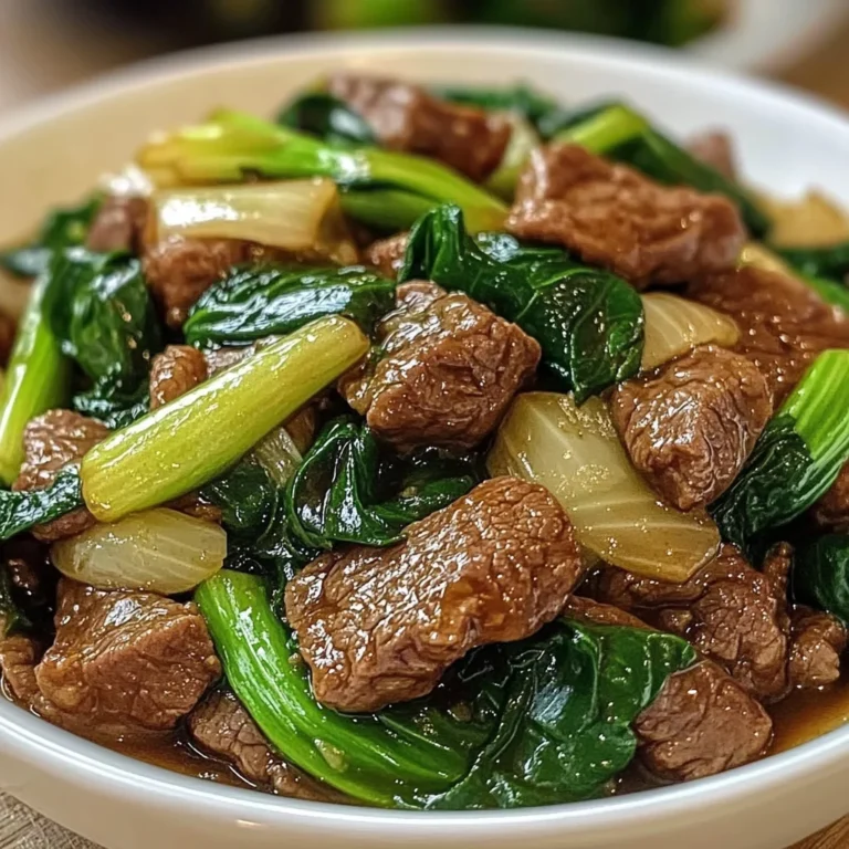 Beef and Bok Choy Stir Fry