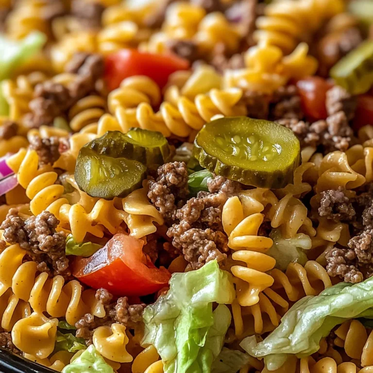Big Mac Pasta Salad
