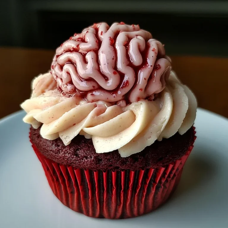 Bleeding Brain Cupcakes