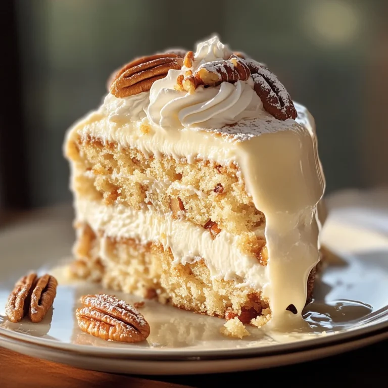 Butter Pecan Tres Leches Cake