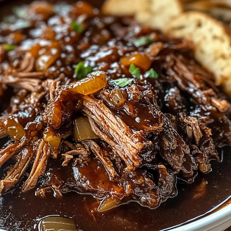 Caramelized Pulled Beef Brisket