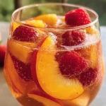 Chilled Peach Moscato Sangria
