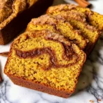 Cinnamon Swirl Pumpkin Bread Mini Loaves