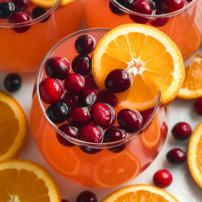Cranberry Orange Margarita Sangria