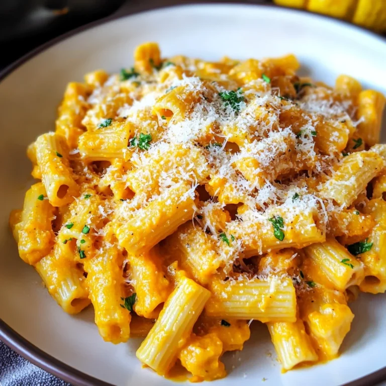 Creamy Parmesan Pumpkin Pasta