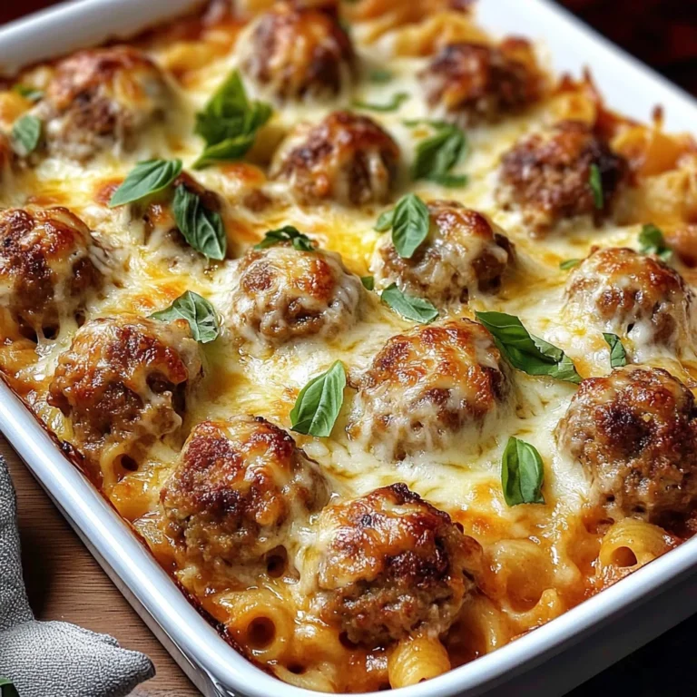 Dump-and-Bake Meatball Casserole