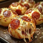 Easy Pepperoni Pizza Bombs