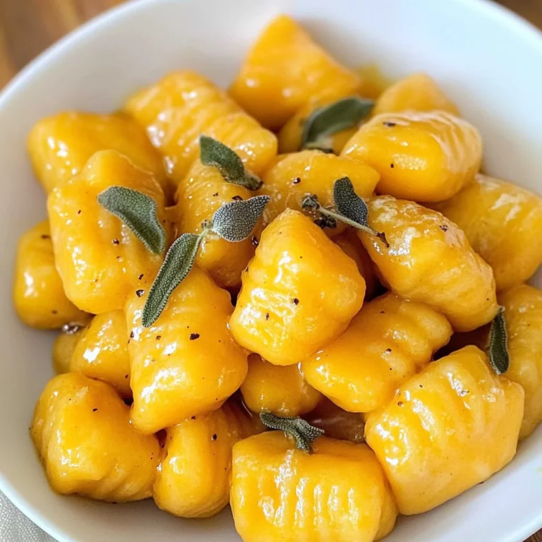 Easy Pumpkin Gnocchi