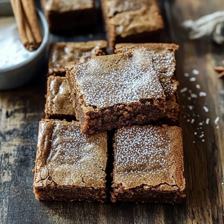Gingerbread Brownies