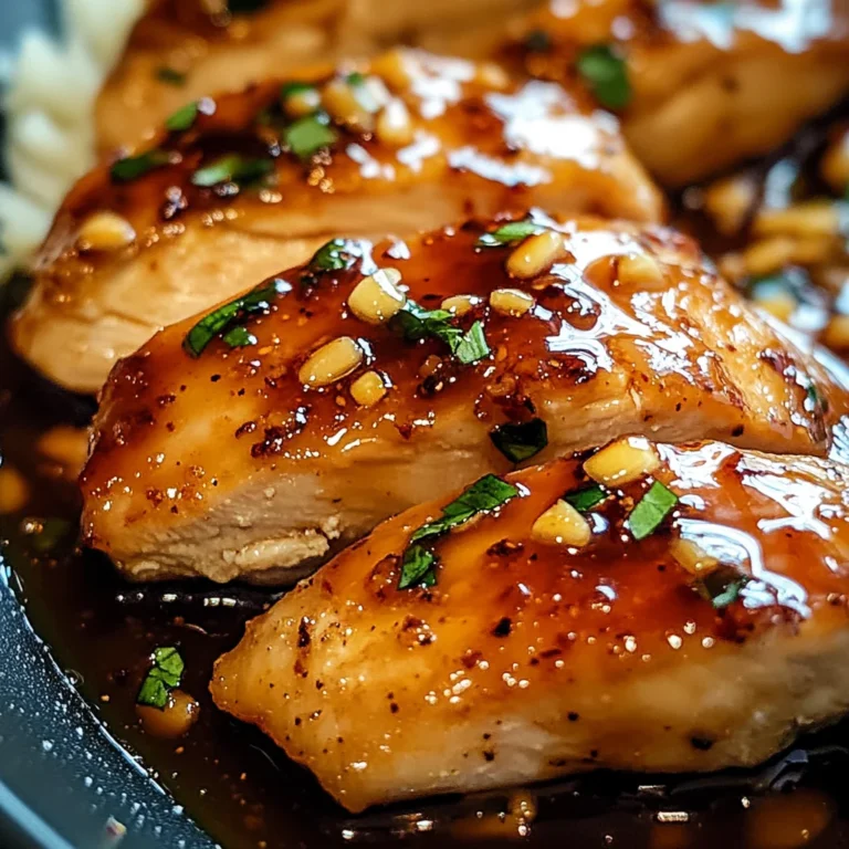 Honey Garlic Chicken Breasts