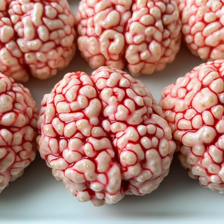 Marshmallow Rice Bubbles Halloween Brains