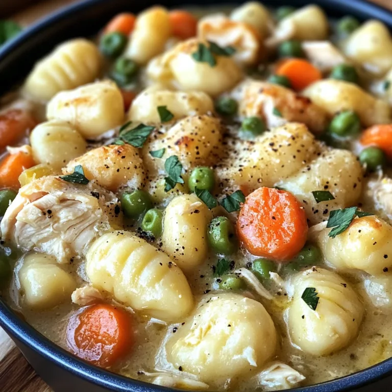 ONE POT GNOCCHI CHICKEN POT PIE
