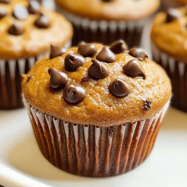 Pumpkin Chocolate Chip Muffins