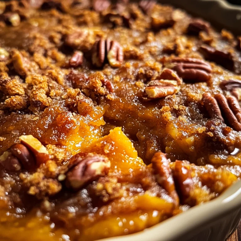 Pumpkin Pecan Cobbler
