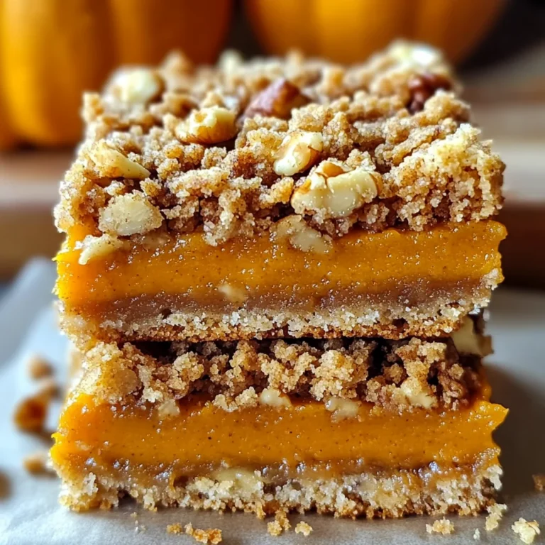 Pumpkin Pie Crumble Bars – Easy Fall Dessert Recipe