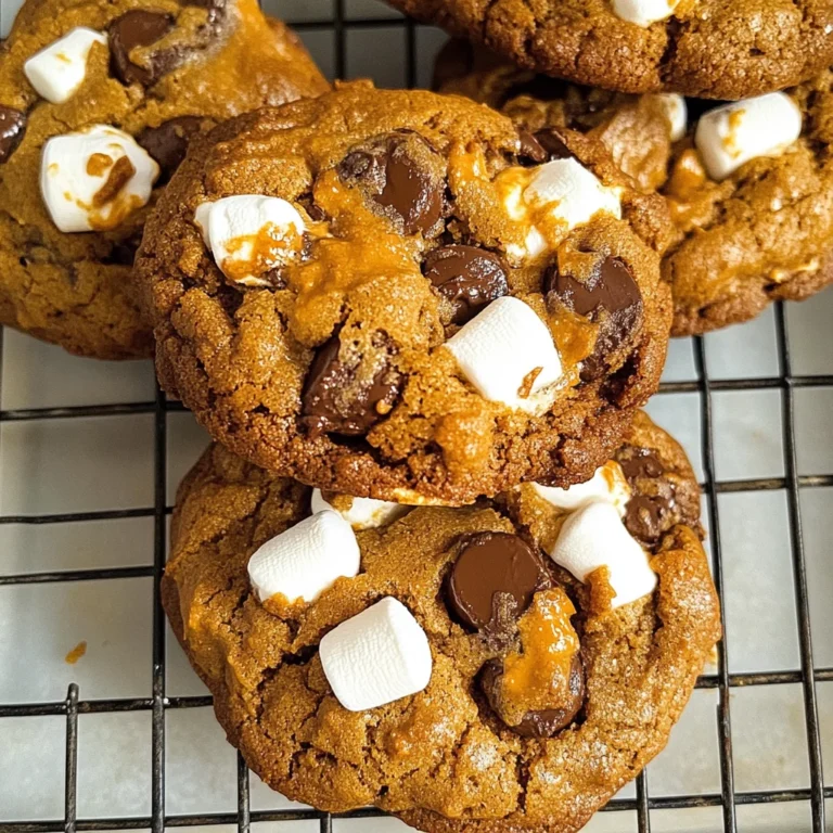 Pumpkin S'mores Cookies