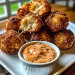 Reuben Balls with Spicy Thousand Island Dipping Sauce