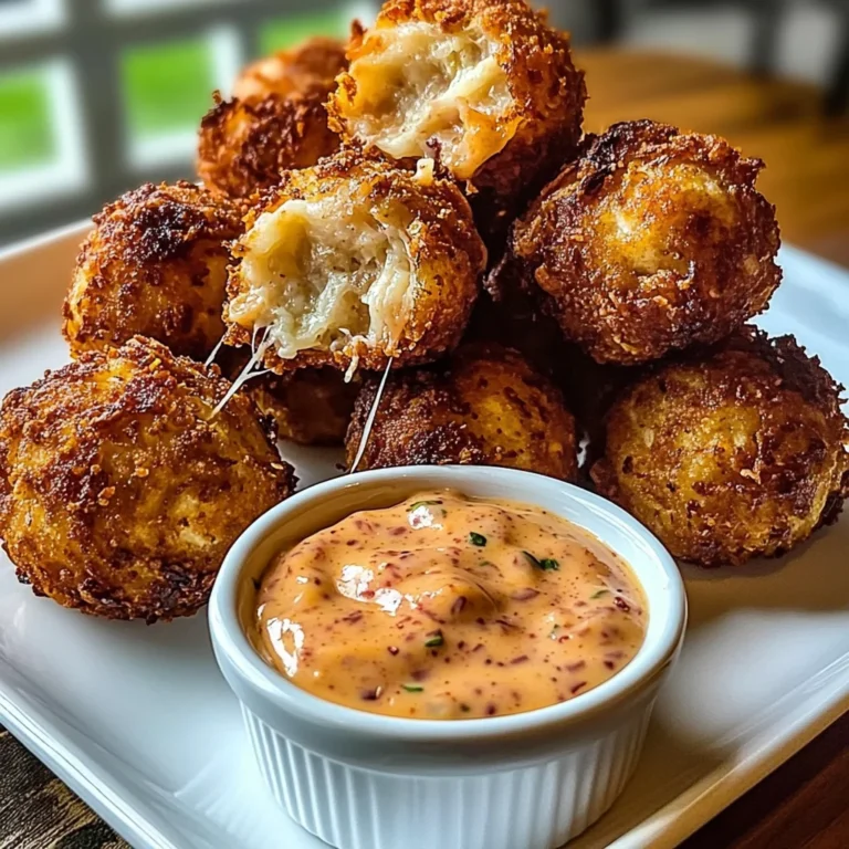 Reuben Balls with Spicy Thousand Island Dipping Sauce
