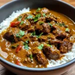 Slow-Cooked Beef Curry in Spiced Coconut Gravy