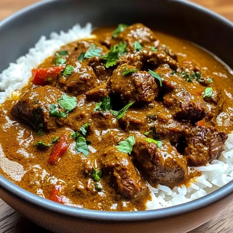 Slow-Cooked Beef Curry in Spiced Coconut Gravy