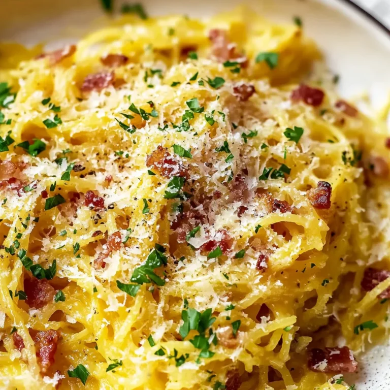 Spaghetti Squash Carbonara