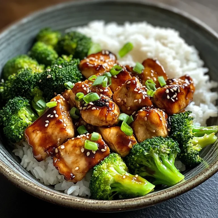 Teriyaki Chicken Bowl with Broccoli & Rice