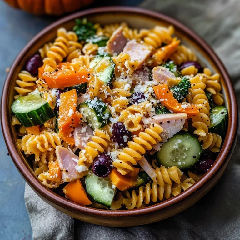 UpChuckin' Pumpkin Loaded Pasta Salad
